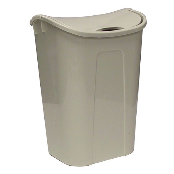 45 Quart Wastebasket With Dual Swinging Lid Tan 14846713