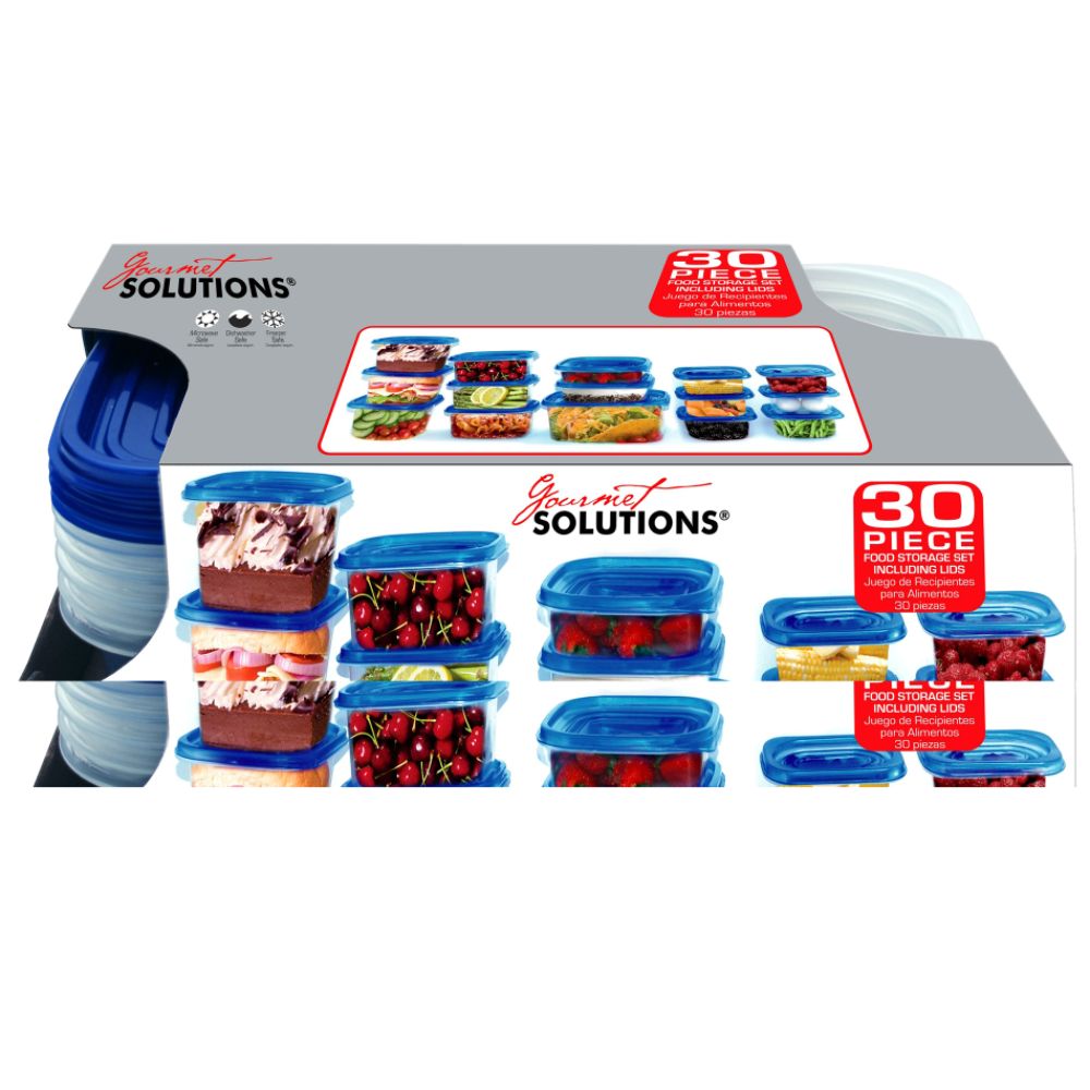Essential Home 30-Piece Food Storage Set
