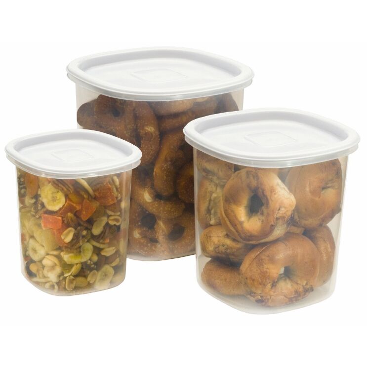 Rubbermaid 6 Piece Canister Set White