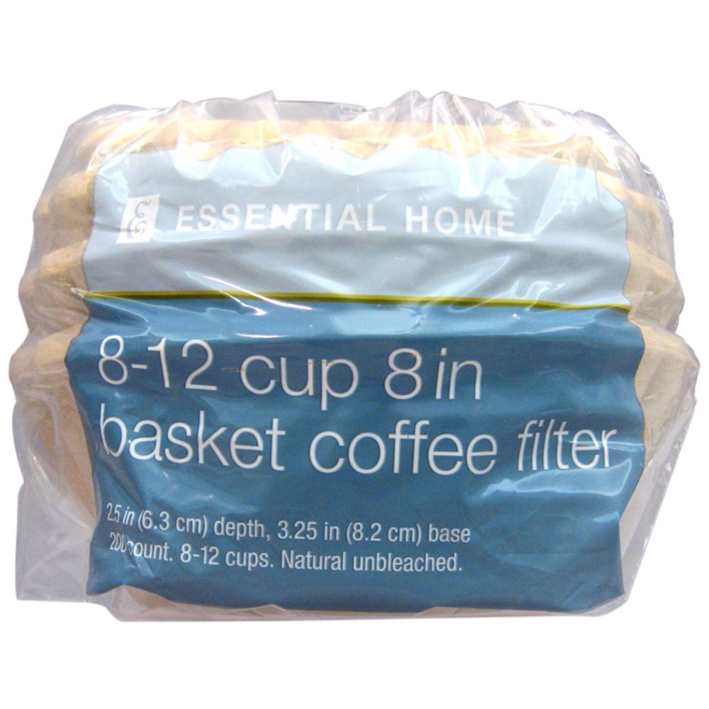 8 - 12-Cup Basket Coffee Filters - 200 Count