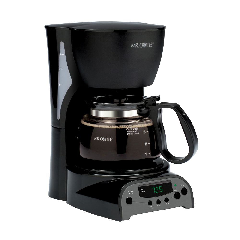 Mr. Coffee&nbsp; 4-Cup Programmable Coffee Maker - Black
