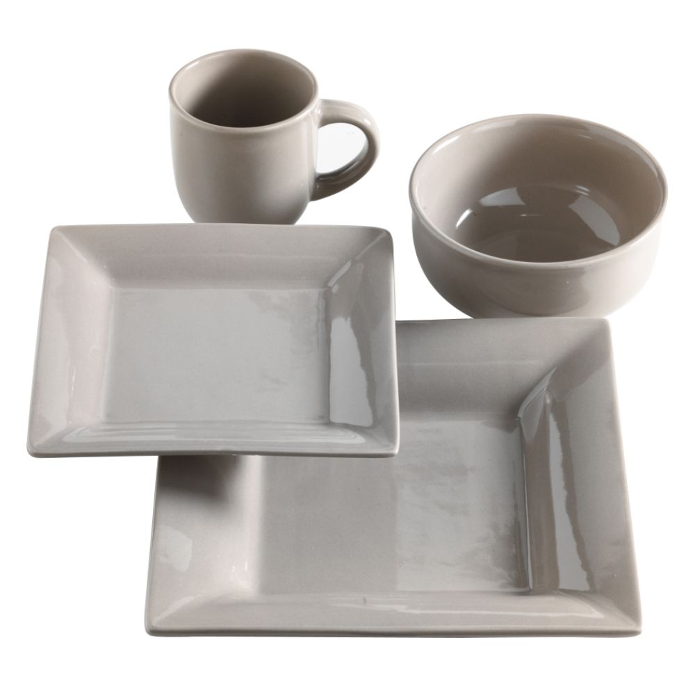 Essential Home 16Pc Dinnerware Set - Taupe at Kmart.com