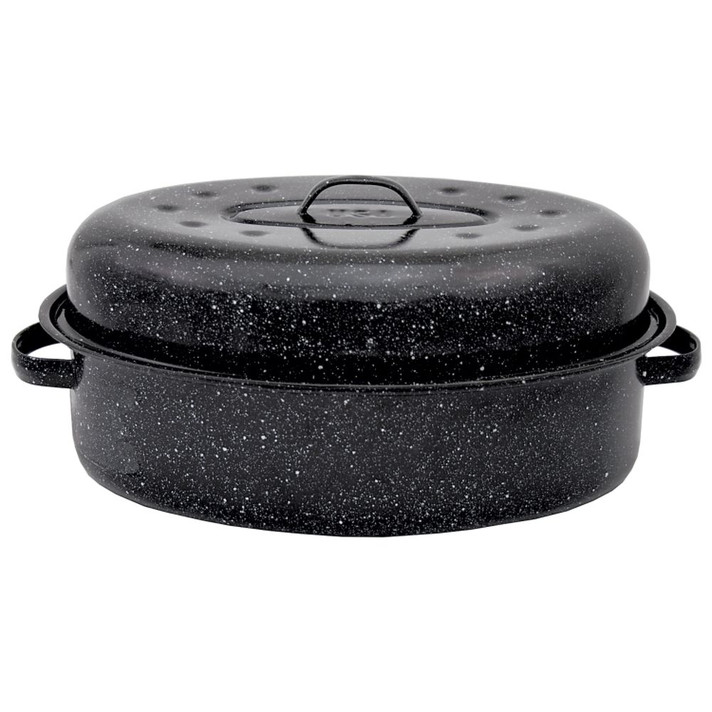 Graniteware 18 Inch Covered Oval Roaster
