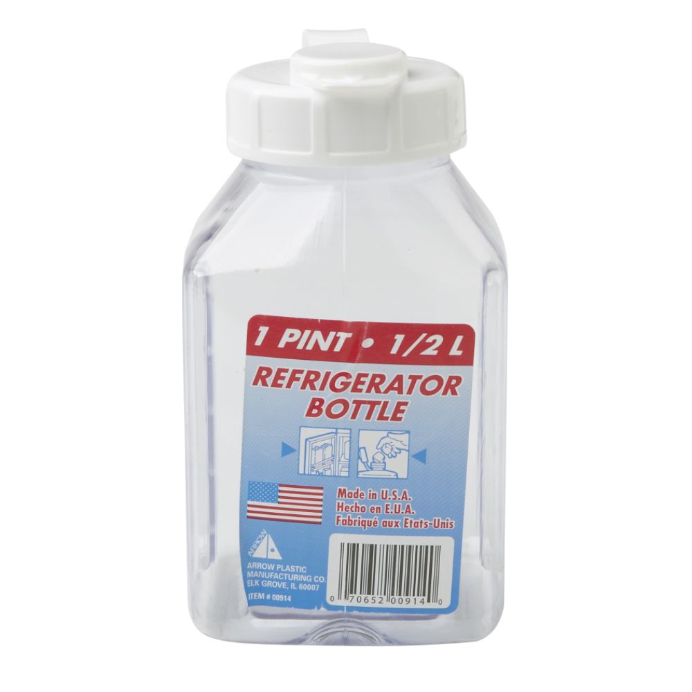 Arrow Plastics 1 Pint Refrigerator Bottle