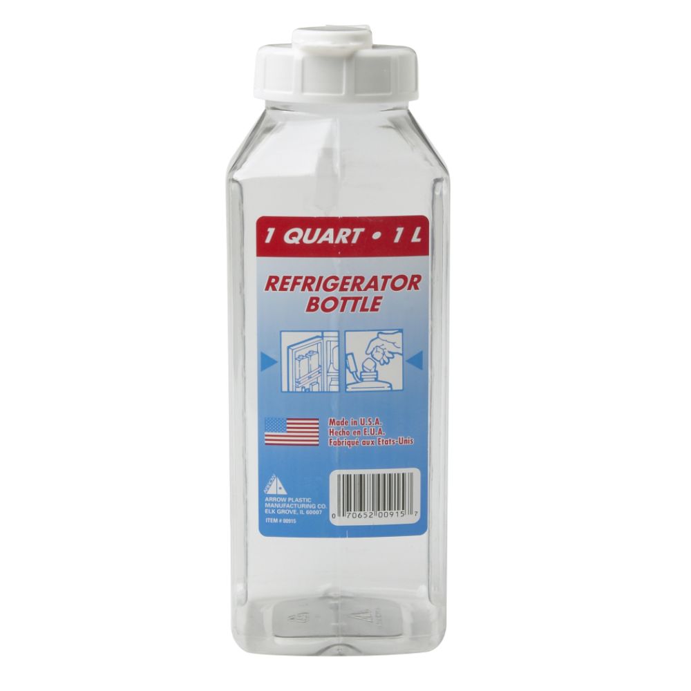 Arrow Plastics 1 Quart Refrigerator Bottle