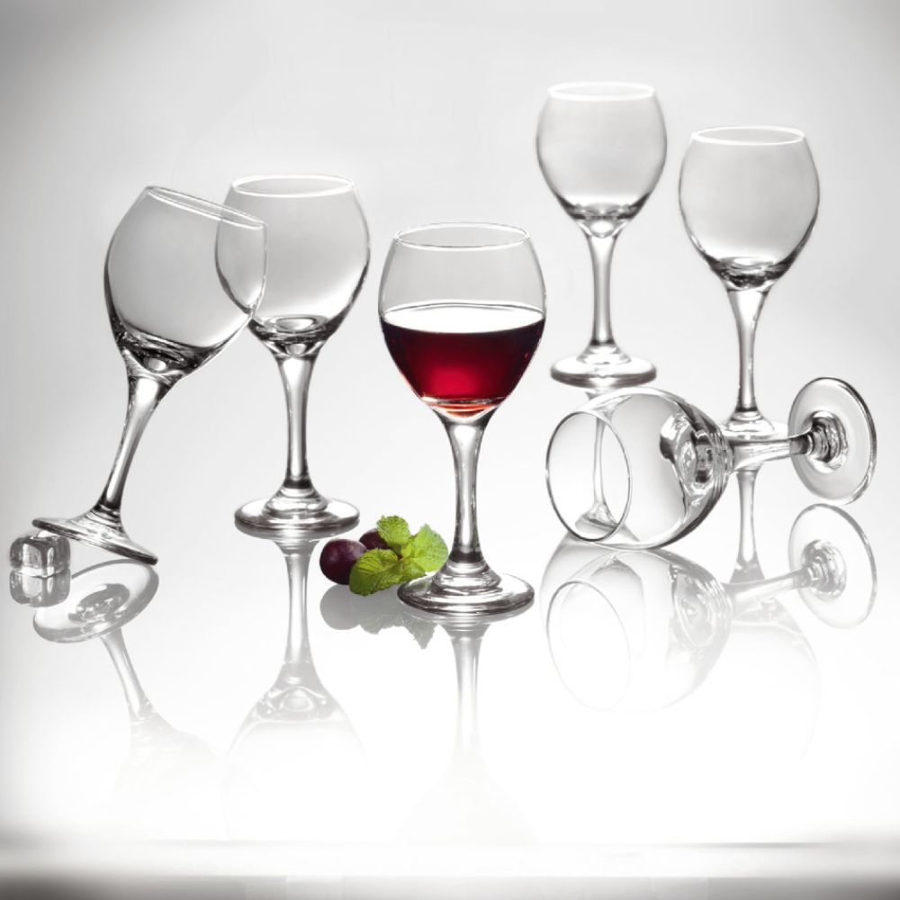 Essential Home Red Wine Glassware- 6pk