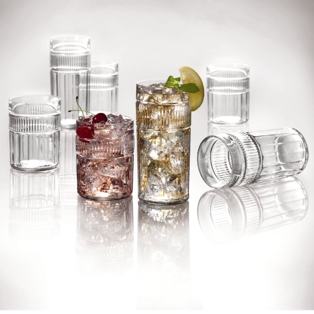 Essential Home Canton 16 piece Glassware Set