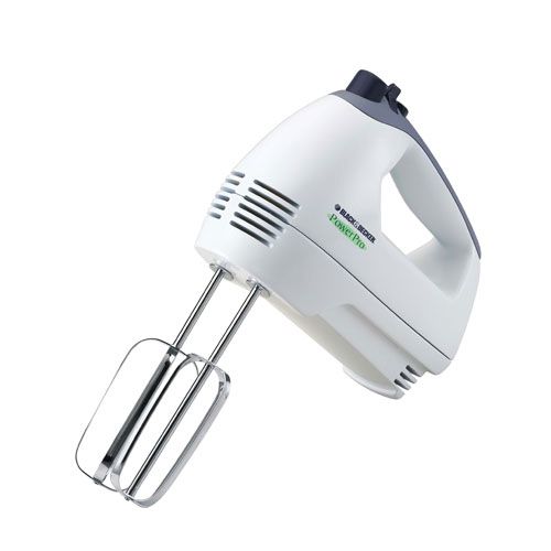 Black & Decker Power Pro Hand Mixer, White