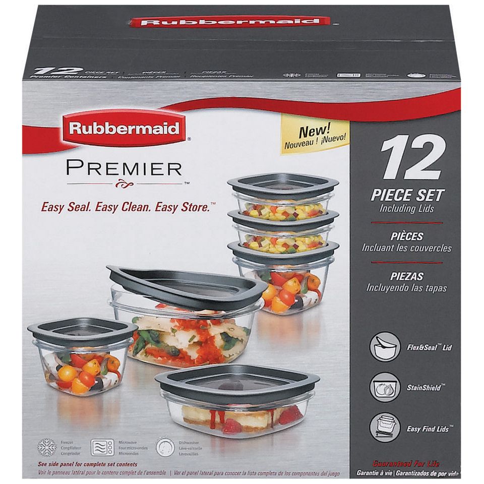 Rubbermaid Premier 12-Piece Storage Set