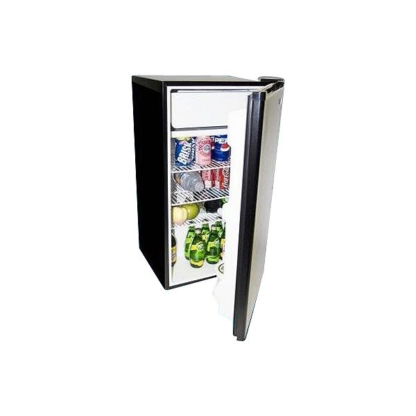 Black Compact Refrigerator 3.9 Cubic Feet 