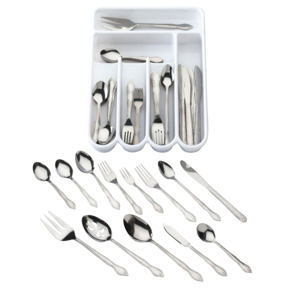 Essential Home 102-piece Flatware Set