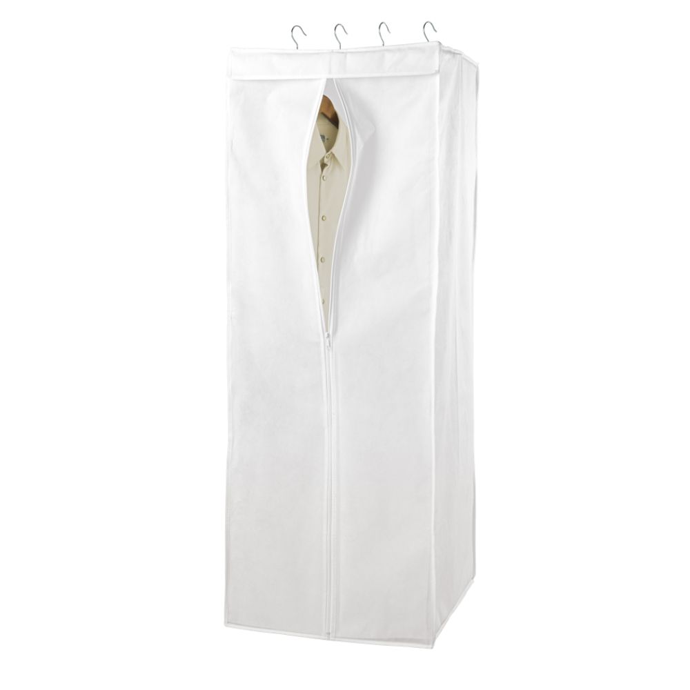 Hanging Vacuum Storage Bags on Kmart Corporation Essential Home White Hanging Multi Garment Bag