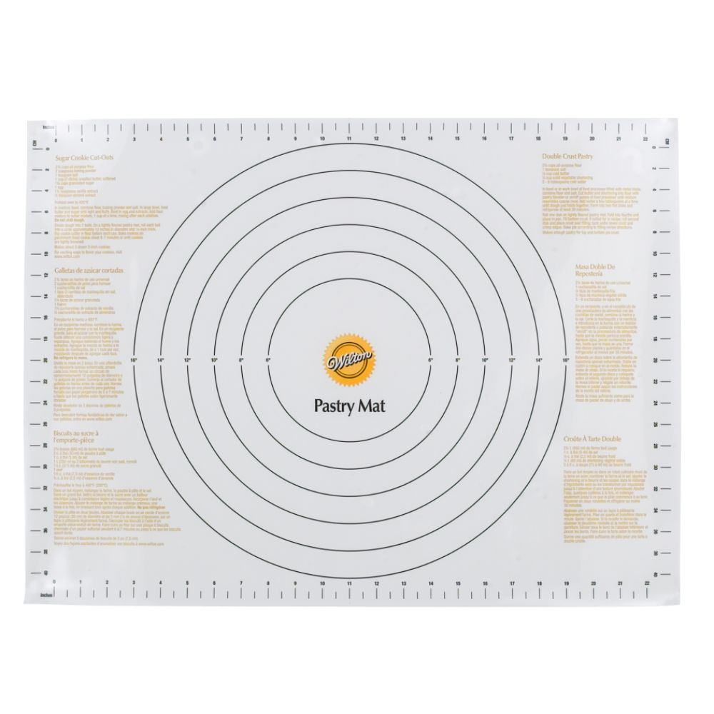 Wilton 18 in. X 24 in. Pastry Mat With Recipes
