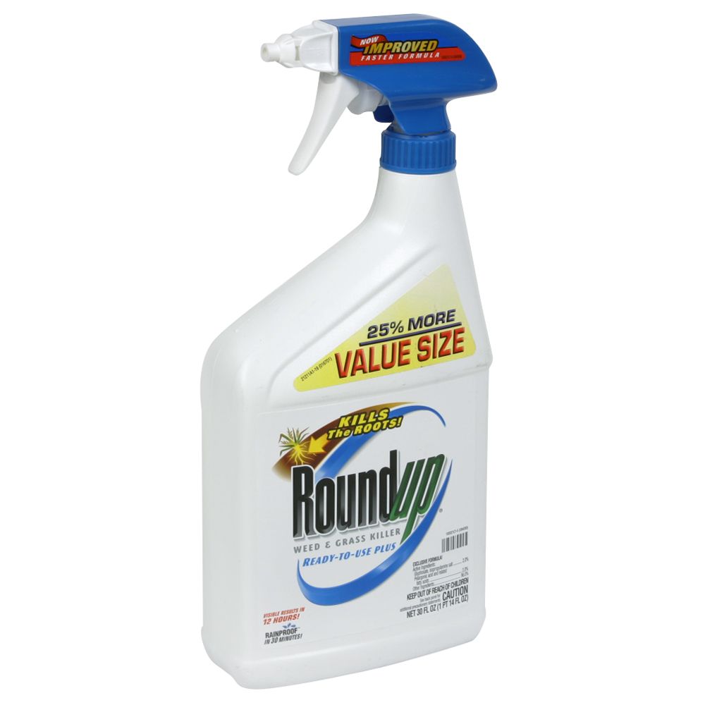 Roundup Weed & Grass Killer, Ready-to-Use Plus, 30 fl oz (1 pt 14 fl oz) at Kmart.com