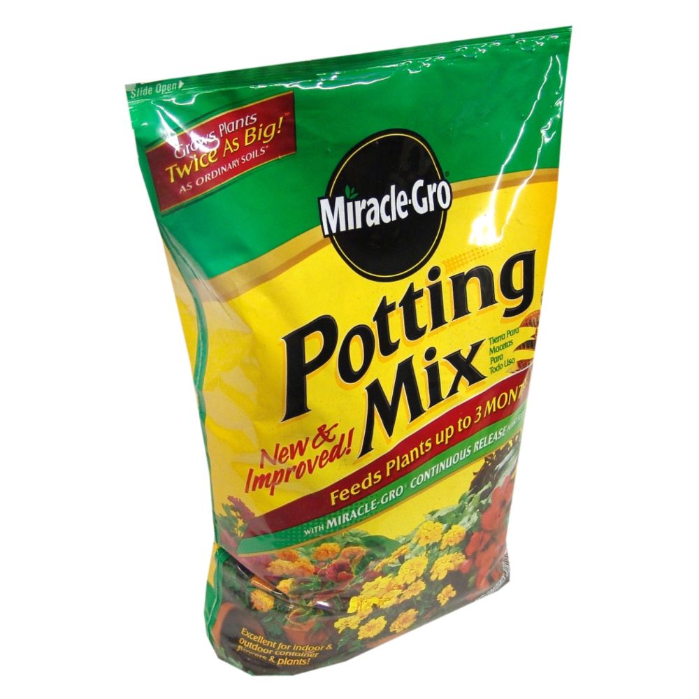 Miracle Grow Potting Mix with Miracle-Gro, 8 dry qt (8.8 l) at Kmart.com