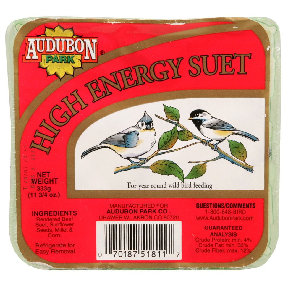 Audubon Park Suet, High Energy, 11.75 oz (333 g) at Kmart.com