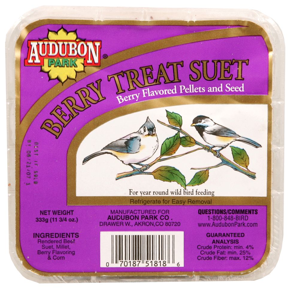 Audubon Park Suet, Berry Treat, 11.75 oz (333 g) at Kmart.com