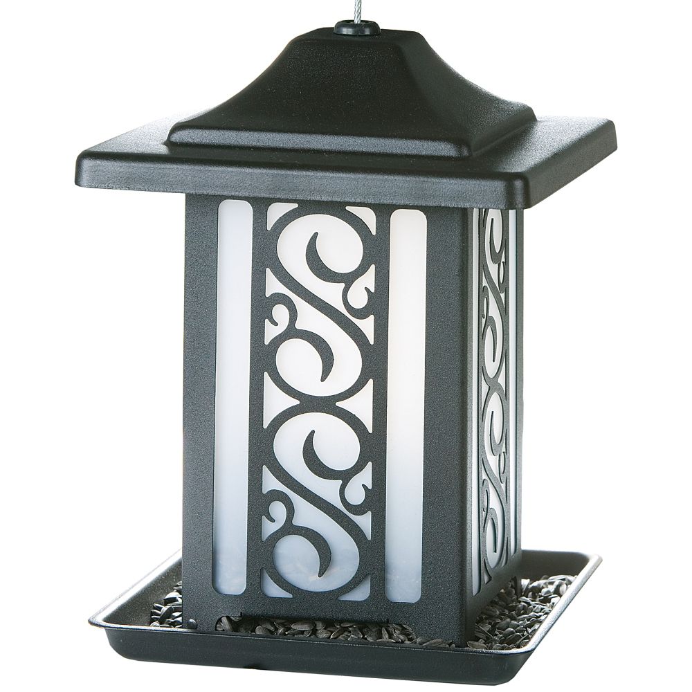 Homestead Garden Gate Feeder Black 6lb Capacity