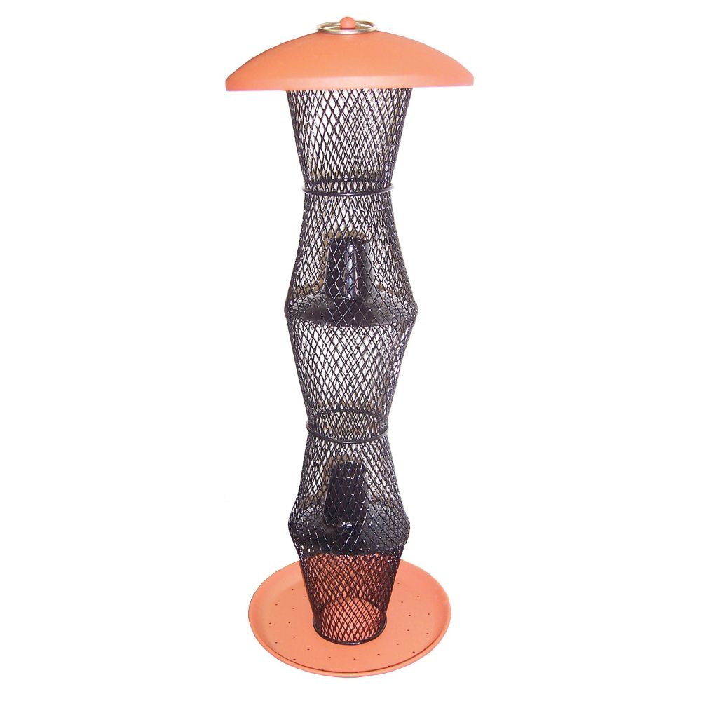 NoNo Feeder Terra Cotta & Black 5 Tier Sunflower Feeder