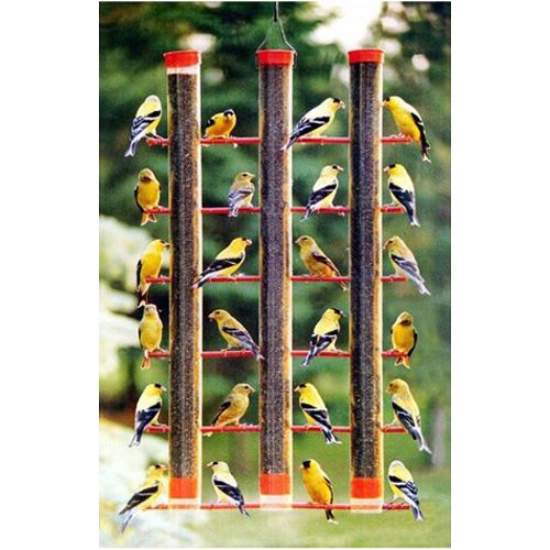 Songbird Essentials 3 Tube Finch Feeder View 24 Birds at Sears.com