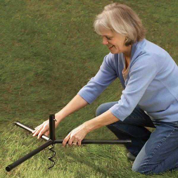 Droll Yankee Ultimate Pole Auger with 3 16in Extension Legs