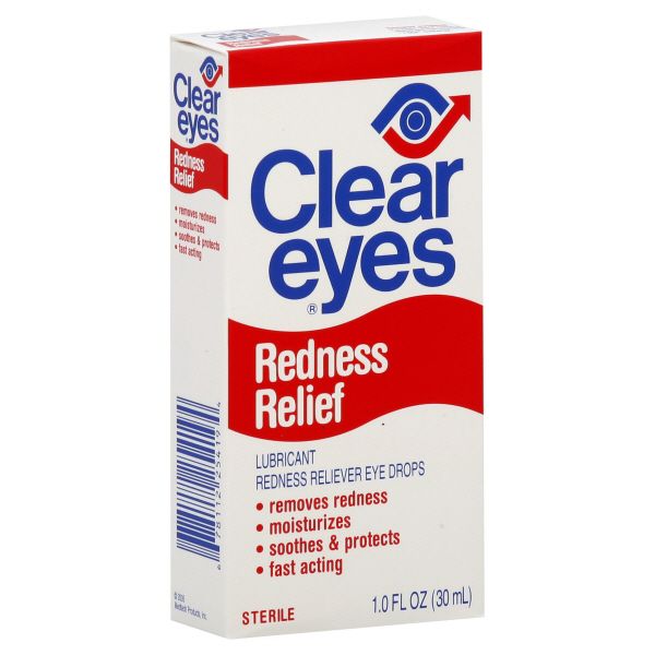 Clear Eyes Eye Drops, Lubricant Redness Reliever, 1 fl oz (30 ml) at Kmart.com