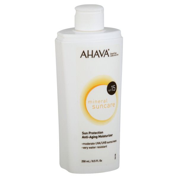 Ahava Mineral Suncare Anti-Aging Moisturizer, Sun Protection, SPF 15, 8.5 fl oz (250 ml)