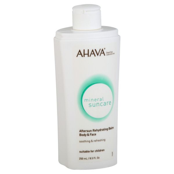 Ahava Mineral Suncare Aftersun Rehydrating Balm, Body & Face, 8.5 fl oz (250 ml)