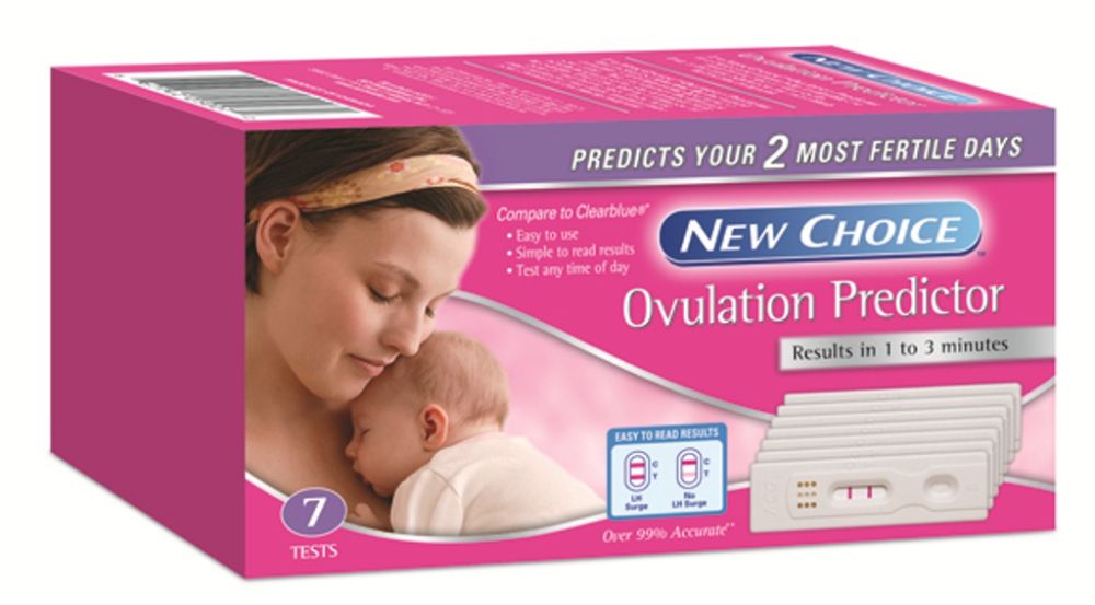 New Choice Ovulation Cassette Predictor 7ct