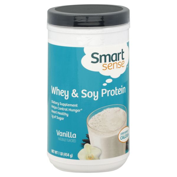 Smart Sense Whey & Soy Protein, Vanilla, 1 lb (454 g) at Kmart.com