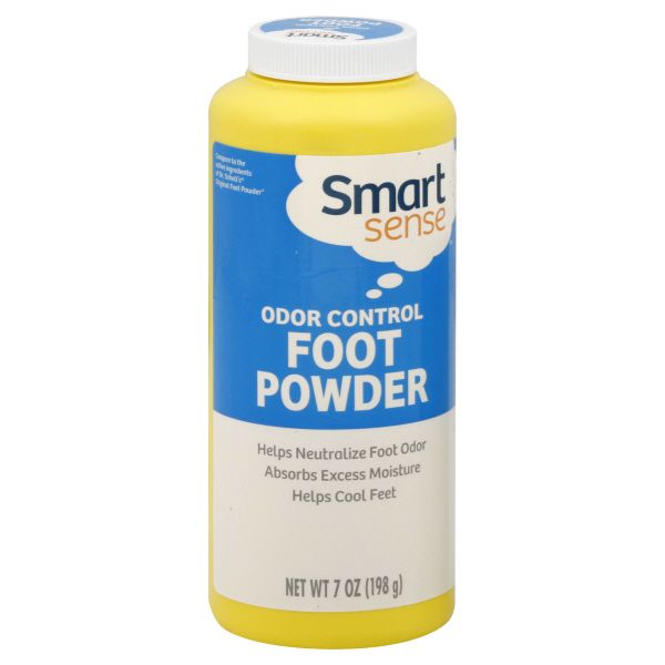 Smart Sense Foot Powder, Odor Control, 7 oz (198 g) at Kmart.com
