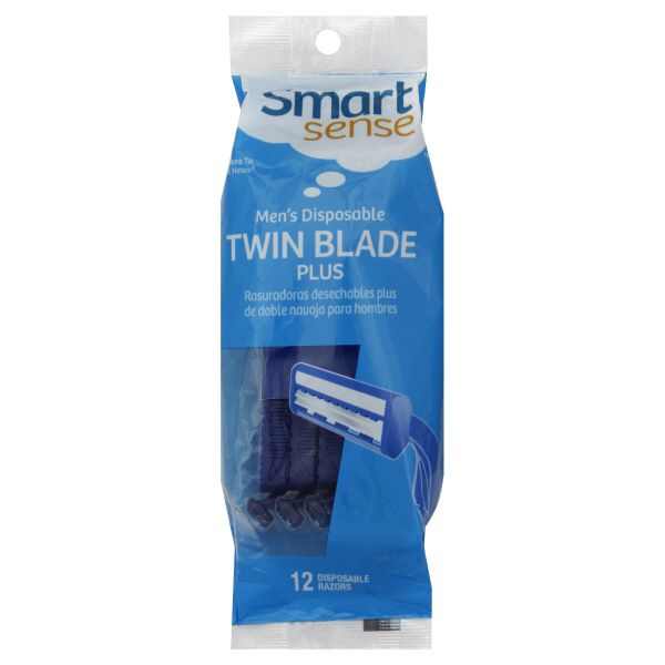 Smart Sense Disposable Razors, Twin Blade Plus, Men's, 12 razors at Kmart.com