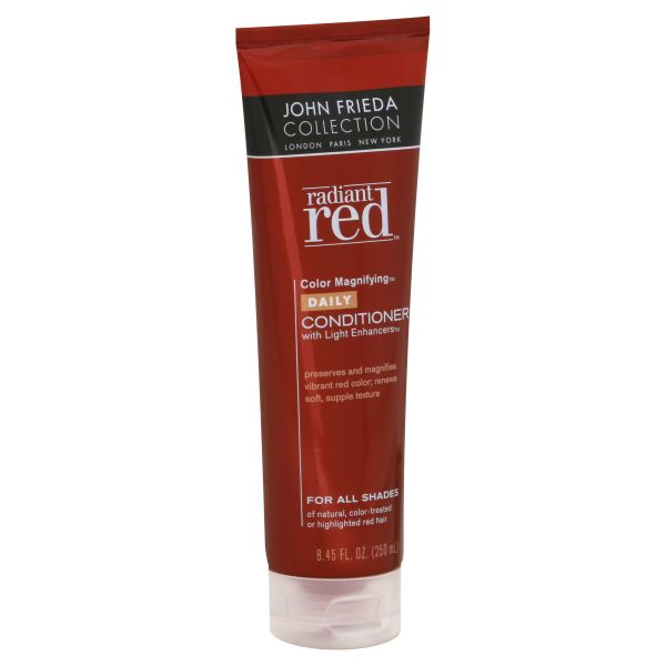 Radiant Red John Frieda Radiant Red Color Magnifying Daily Conditioner with Light Enhancers, 8.45 fl oz (250 ml) at Kmart.com
