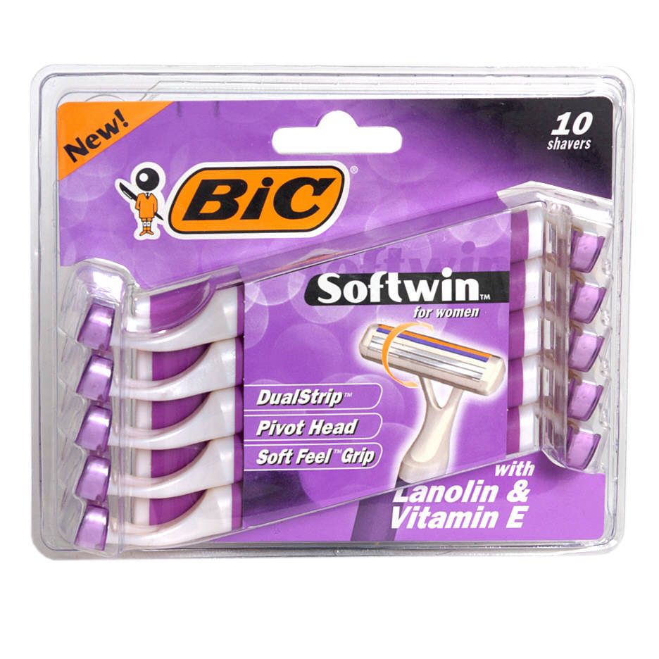 Bic Salon Shavers for Women with Lanolin & Vitamin E, 10 shavers at Kmart.com