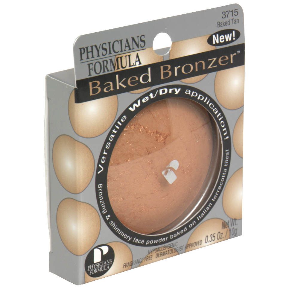 Physicians Formula Baked Bronzer Versatile Wet/Dry Application, Baked Tan 3715, 0.35 oz (10 g)