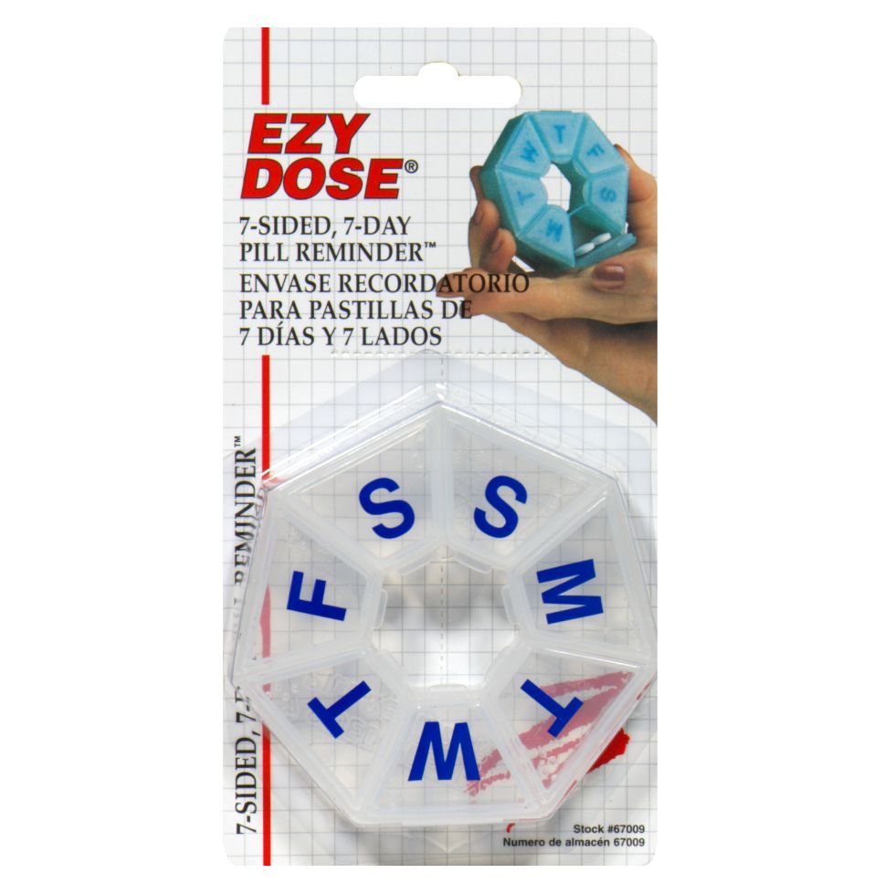 Ezy-Dose Pill Reminder, 7-Sided, 7-Day, 1 pill reminder at Kmart.com