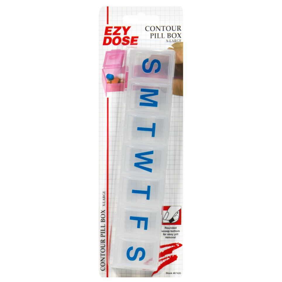 Ezy-Dose Contour Pill Box, X-Large, 1 pill box at Kmart.com