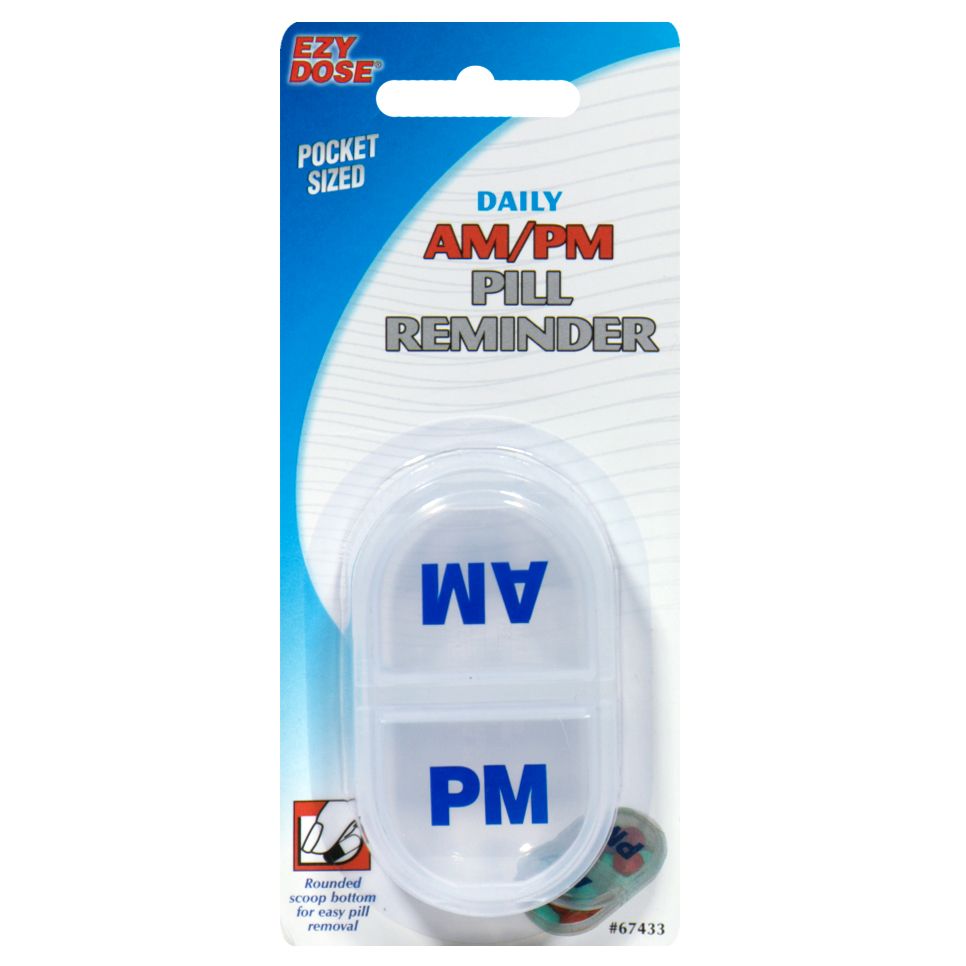 Ezy-Dose Pill Reminder, Daily, AM/PM, 1 pill reminder at Kmart.com