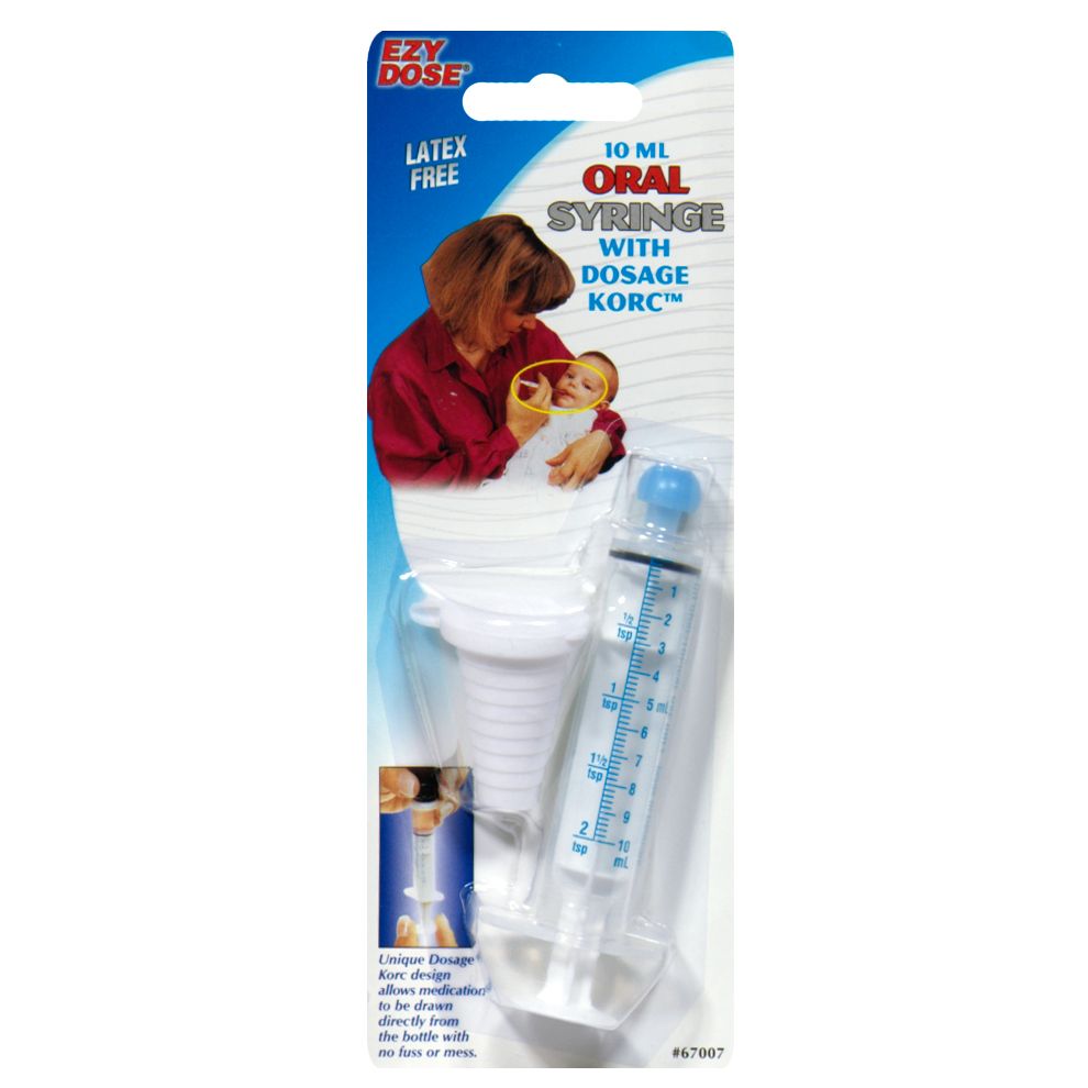 Ezy-Dose Oral Syringe with Dosage Korc, 10 ml., 1syringe at Kmart.com