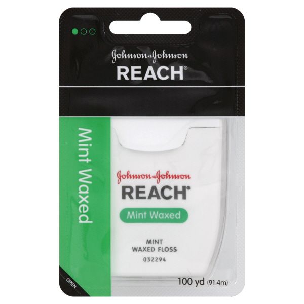 Reach Johnson & Johnson Reach Floss, Mint,