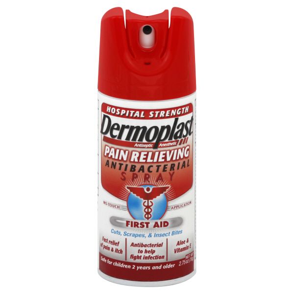 Dermoplast Pain Relieving Antibacterial Spray, Hospital Strength, 2.75 oz (78 g) at Kmart.com
