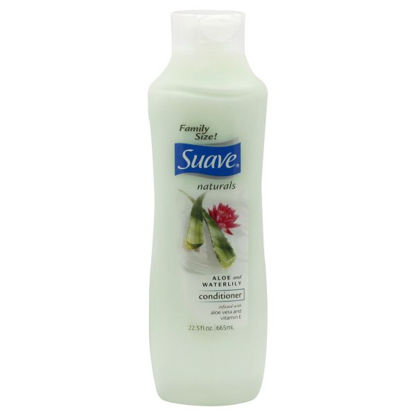 Suave Naturals Conditioner, Aloe and Waterlily, Family Size, 22.5 fl oz (665 ml) at Kmart.com