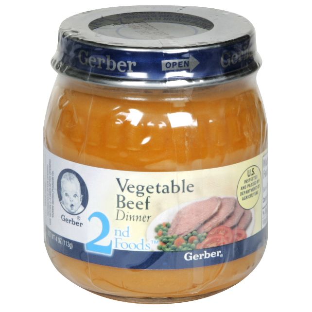 Gerber 2nd Foods Dinner, Vegetable Beef, 4 oz (113 g) at Kmart.com