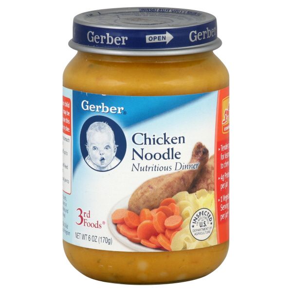 Gerber 3rd Foods Dinner, Chicken Noodle, Crawler, 6 oz (170 g) at Kmart.com