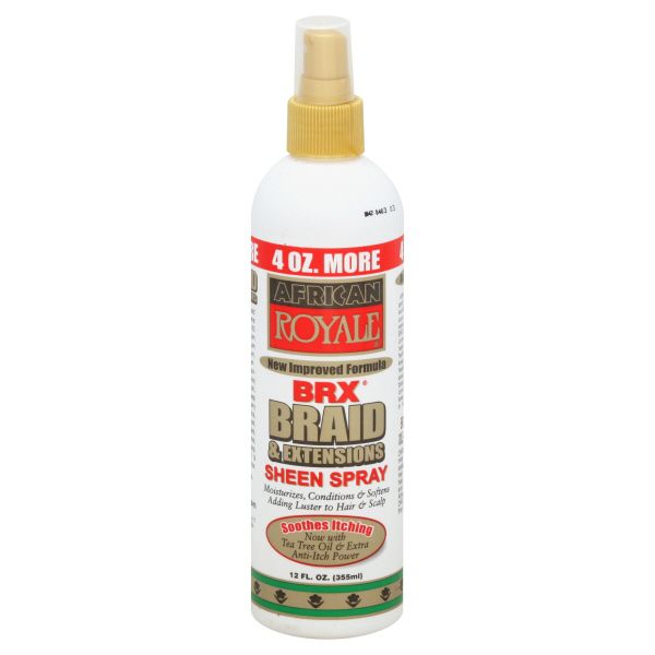 African Royale BRX Braid & Extensions Sheen Spray, 12 fl oz (355 ml) at Kmart.com