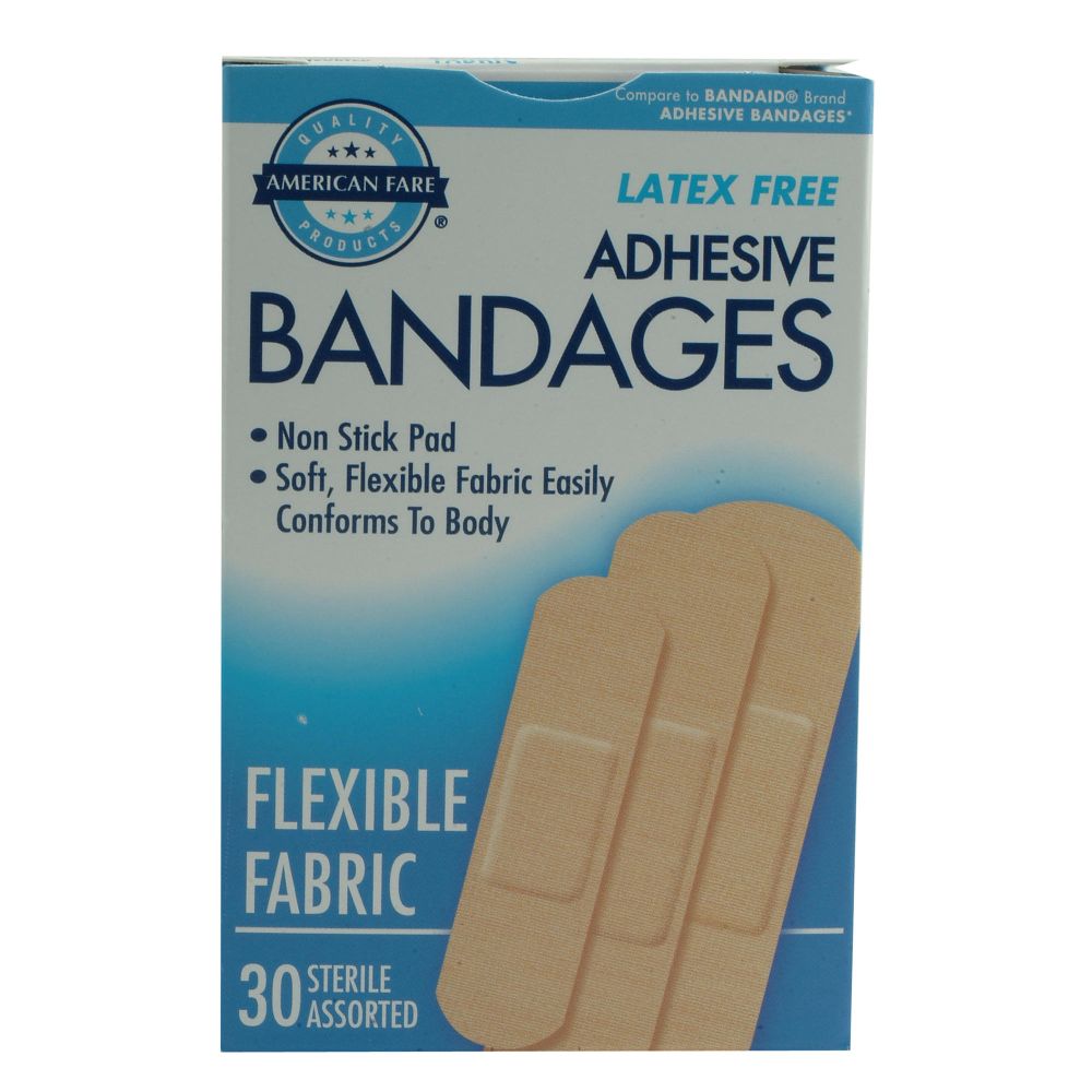 American Fare Fabric Bandages Assorted Sizes - 30 count at Kmart.com