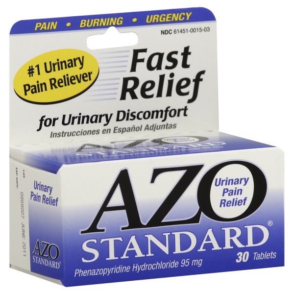 AZO Standard Urinary Pain Relief, Tablets, 30 tablets at Kmart.com