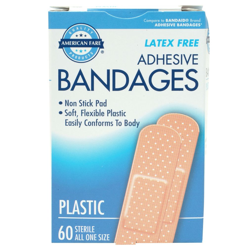 American Fare Plastic Bandages 3/4in - 60 count at Kmart.com
