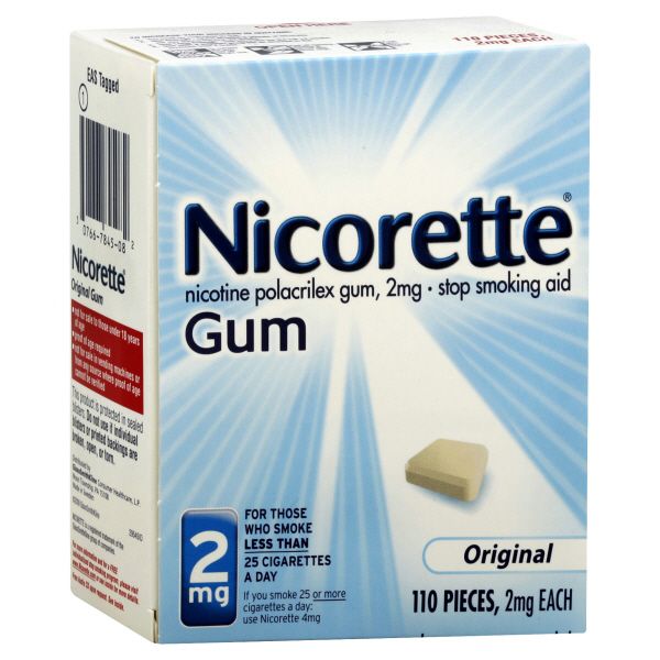 Nicorette Stop Smoking Aid, Gum, 2 mg, Original, 110 pieces at Kmart.com
