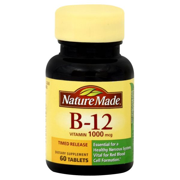 Nature Made Vitamin B-12, 1000 mcg, Tablets, 60 tablets at Kmart.com